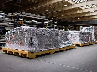 Effizienter Transport mit Paletten