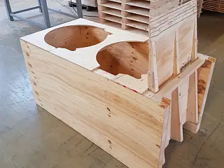 Sonderbauten für den Versand (Text + Bild)